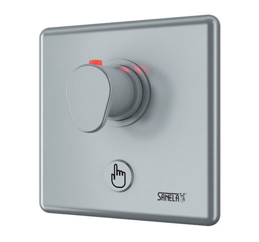 SANELA sprchová elektronická termostatická piezo batéria, napájanie zo siete, s telesom, nerez SLS 02PT Obrázek - Hlavní obrázek