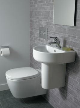 CONCEPT CUBE závesné WC, alpská biela E785001 Obrázek - fotka
