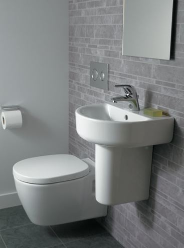 CONCEPT CUBE závesné WC, alpská biela E785001 Obrázek - fotka