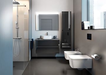 ROCA INSPIRA SQUARE závesné WC, Rimless splachovanie A346537000 Obrázek - fotka