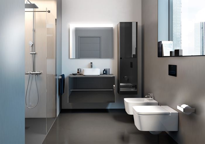 ROCA INSPIRA SQUARE závesné WC, Rimless splachovanie A346537000 Obrázek - fotka