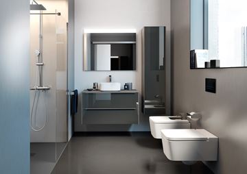 ROCA INSPIRA SQUARE závesné WC, Rimless splachovanie A346537000 Obrázek - fotka