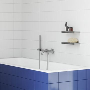 RAVAK CHROME 611.00 nástenný otočný držiak ručnej sprchy, chróm X07P011 Obrázek - fotka
