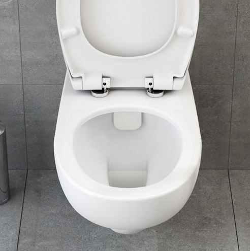 CONCEPT 100 bezbariérové závesné WC, Rim-ex splachovanie, alpská biela 5810B003-0075 Obrázek - fotka