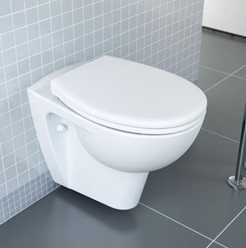 CONCEPT 100 bezbariérové závesné WC, alpská biela 5812B003-0075 Obrázek - fotka