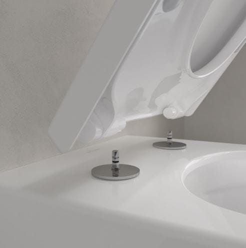 VILLEROY & BOCH VERITY EXCLUSIVE závesné WC, so SoftClosing sedadlom, TwistFlush splachovanie, CeramicPlus, alpská biela 4673TSR1 Obrázek - fotka