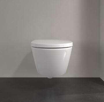 VILLEROY & BOCH VERITY EXCLUSIVE závesné WC, so SoftClosing sedadlom, TwistFlush splachovanie, CeramicPlus, alpská biela 4673TSR1 Obrázek - fotka