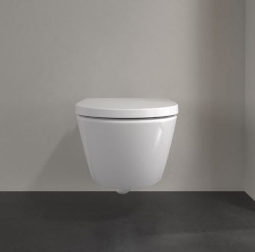 VILLEROY & BOCH VERITY EXCLUSIVE závesné WC, so SoftClosing sedadlom, TwistFlush splachovanie, CeramicPlus, alpská biela 4673TSR1 Obrázek - fotka