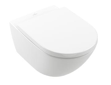 VILLEROY & BOCH VERITY EXCLUSIVE závesné WC, so SoftClosing sedadlom, TwistFlush splachovanie, CeramicPlus, alpská biela