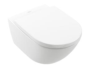 VILLEROY & BOCH VERITY EXCLUSIVE závesné WC, so SoftClosing sedátkom, TwistFlush splachovanie, CeramicPlus, alpská biela
