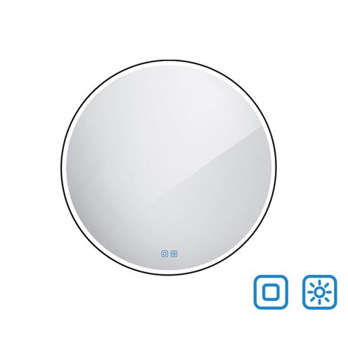 NIMCO ZP 28000 zrkadlo 80 cm, s osvetlením, s reguláciou stmievania a teploty svetla, s dvoma senzormi ZPC 28002RVX-90 Obrázek - Hlavní obrázek
