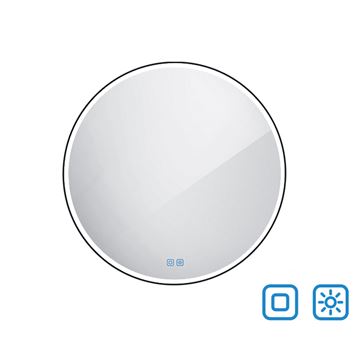 NIMCO ZP 28000 zrkadlo 80 cm, s osvetlením, s reguláciou stmievania a teploty svetla, s dvoma senzormi
