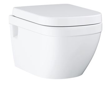 GROHE EURO CERAMIC závesné WC, Rimless splachovanie, alpská biela 39538000 Obrázek - fotka