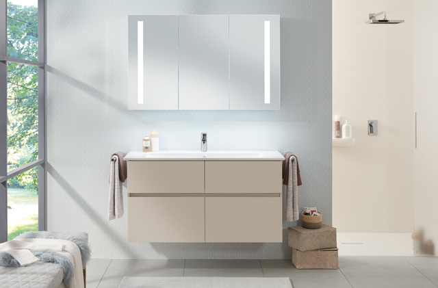 VILLEROY & BOCH VERITY EXCLUSIVE umývadlo 130 cm, s 2 otvormi pre batérie a prepadom, alpská biela 5A30D401 Obrázek - fotka