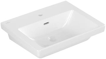 VILLEROY & BOCH VERITY EXCLUSIVE umývadlo 55 cm, s otvorom pre batériu a prepadom, alpská biela