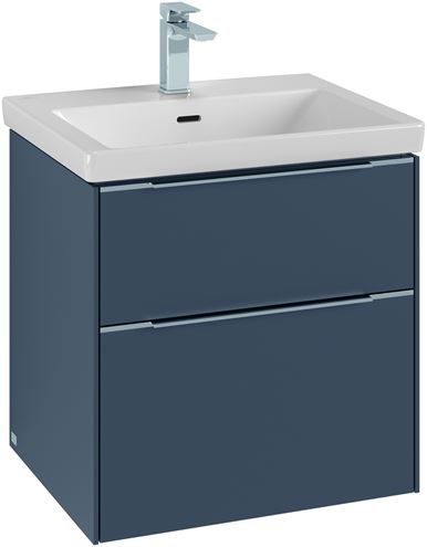 VILLEROY & BOCH VERITY EXCLUSIVE umývadlo 55 cm, s otvorom pre batériu a prepadom, CeramicPlus, alpská biela 5A3055R1 Obrázek - fotka