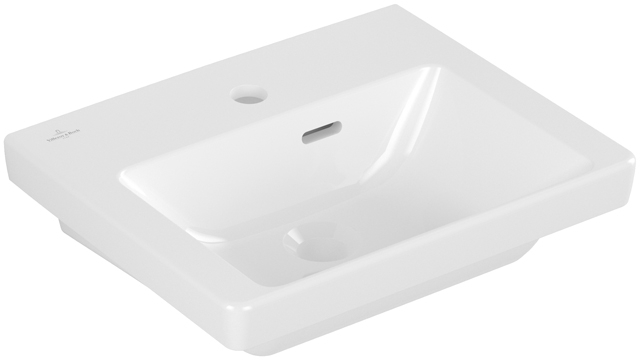 VILLEROY & BOCH VERITY EXCLUSIVE umývadielko 45 cm, s otvorom pre batériu a prepadom, alpská biela 53014501 Obrázek - Hlavní obrázek