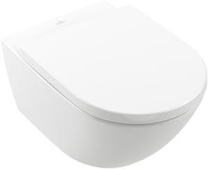 VILLEROY & BOCH VERITY EXCLUSIVE závesné WC, so SoftClosing sedátkom, TwistFlush splachovanie, alpská biela