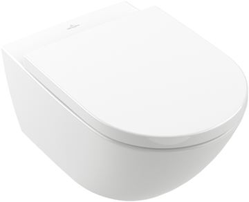 VILLEROY & BOCH VERITY EXCLUSIVE závesné WC, so SoftClosing sedadlom, TwistFlush splachovanie, alpská biela