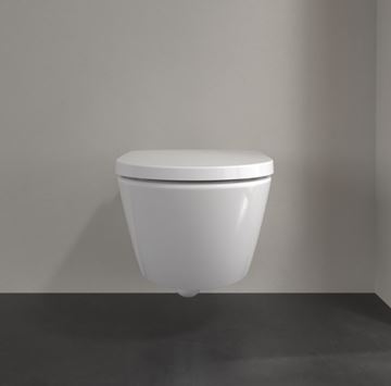 VILLEROY & BOCH VERITY EXCLUSIVE závesné WC, so SoftClosing sedátkom, TwistFlush splachovanie, alpská biela 4673TS01 Obrázek - fotka