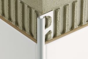 SCHLÜTER SYSTEMS RONDEC-ACG ukončovací profil 8mm, 2500mm, hliník eloxovaný/lesklý chróm