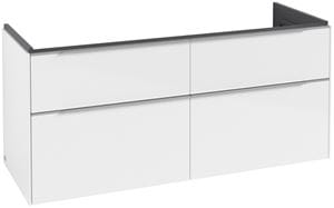 VILLEROY & BOCH VERITY EXCLUSIVE skrinka pod umývadlo 127,2x47,8x57,6 cm, 4 zásuvky, Brilliant White