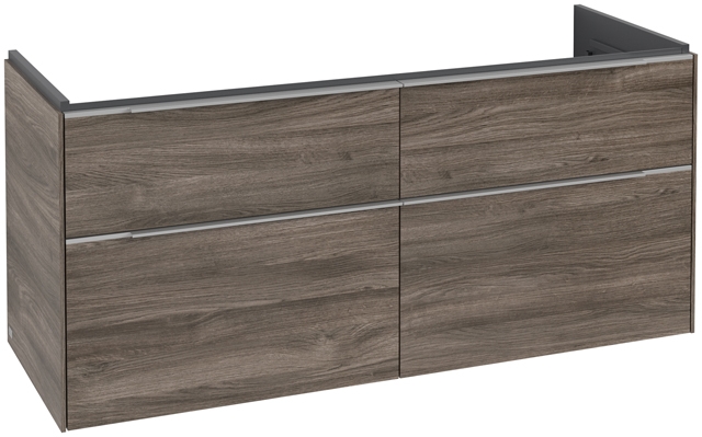 VILLEROY & BOCH VERITY EXCLUSIVE skrinka pod umývadlo 127,2x47,8x57,6 cm, 4 zásuvky, Stone Oak C25800RK Obrázek - Hlavní obrázek
