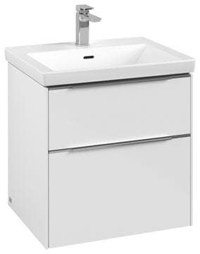 VILLEROY & BOCH VERITY EXCLUSIVE skrinka pod umývadlo 97,3x47,8x57,6 cm, 2 zásuvky, Brilliant White C25900VE Obrázek - fotka