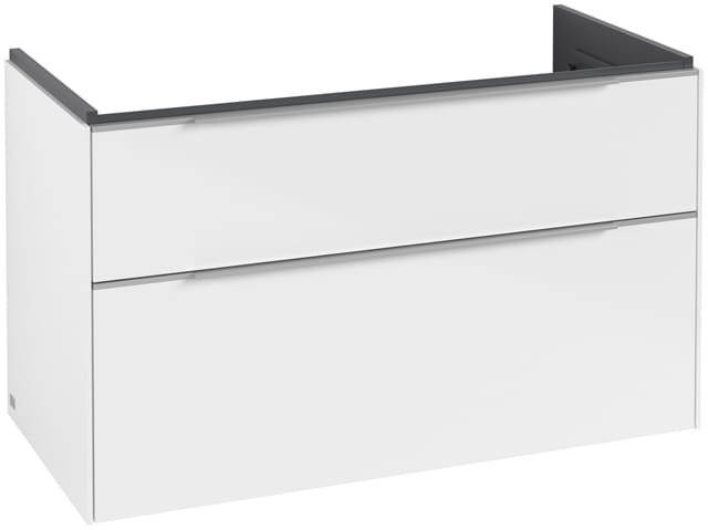 VILLEROY & BOCH VERITY EXCLUSIVE skrinka pod umývadlo 97,3x47,8x57,6 cm, 2 zásuvky, Brilliant White C25900VE Obrázek - Hlavní obrázek