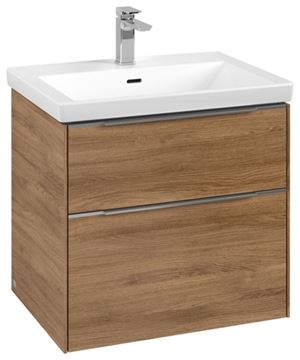 VILLEROY & BOCH VERITY EXCLUSIVE skrinka pod umývadlo 97,3x47,8x57,6 cm, 2 zásuvky, Kansas Oak C25900RH Obrázek - fotka