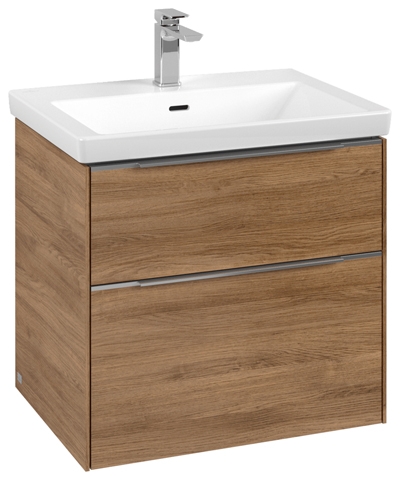 VILLEROY & BOCH VERITY EXCLUSIVE skrinka pod umývadlo 97,3x47,8x57,6 cm, 2 zásuvky, Kansas Oak C25900RH Obrázek - fotka