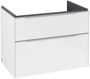 VILLEROY & BOCH VERITY EXCLUSIVE skrinka pod umývadlo 77,2x47,8x57,6 cm, 2 zásuvky, Brilliant White