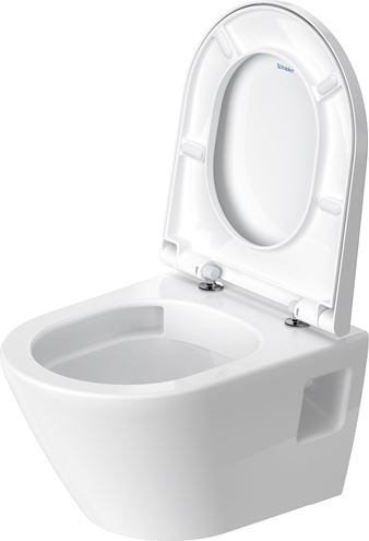DURAVIT D-NEO závesné WC, Rimless splachovanie, HygieneGlaze 2587092000 Obrázek - fotka