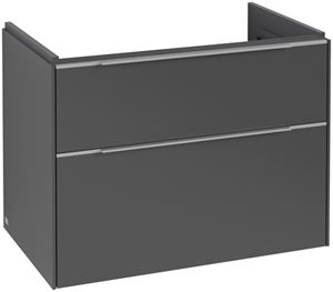VILLEROY & BOCH VERITY EXCLUSIVE skrinka pod umývadlo 77,2x47,8x57,6 cm, 2 zásuvky, Graphite