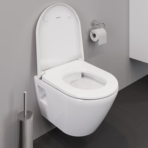 DURAVIT D-NEO závesné WC, so Softclose sedadlom, Rimless splachovanie 45870900A1 Obrázek - fotka