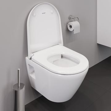 DURAVIT D-NEO závesné WC, so Softclose sedadlom, Rimless splachovanie 45870900A1 Obrázek - fotka
