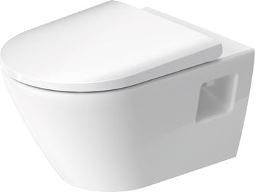 DURAVIT D-NEO závesné WC, Rimless splachovanie, WonderGliss 25780900001 Obrázek - fotka