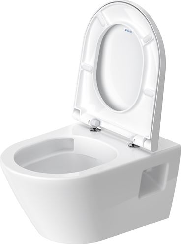 DURAVIT D-NEO závesné WC, Rimless splachovanie, WonderGliss 25780900001 Obrázek - fotka