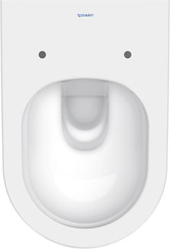 DURAVIT D-NEO závesné WC, Rimless splachovanie, WonderGliss 25780900001 Obrázek - fotka