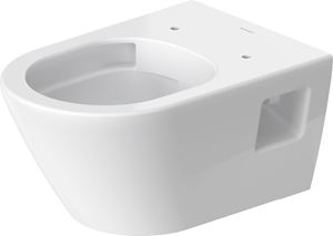 DURAVIT D-NEO závesné WC, Rimless splachovanie, WonderGliss