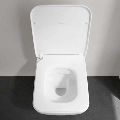 VILLEROY & BOCH VENTICELLO závesné WC, DirectFlush splachovanie, CeramicPlus, alpská biela 4611R0R1 Obrázek - fotka
