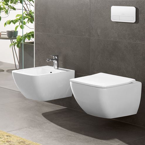 VILLEROY & BOCH VENTICELLO závesné WC, DirectFlush splachovanie, CeramicPlus, alpská biela 4611R0R1 Obrázek - fotka