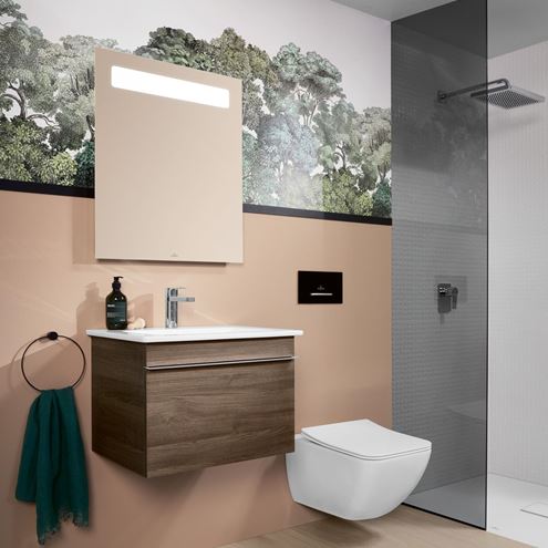 VILLEROY & BOCH VENTICELLO závesné WC, DirectFlush splachovanie, CeramicPlus, alpská biela 4611R0R1 Obrázek - fotka