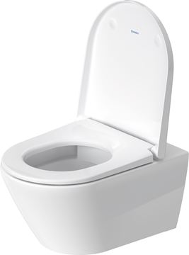 DURAVIT D-NEO závesné WC, so SoftClose sedátkom, Rimless splachovanie 45770900A1 Obrázek - fotka