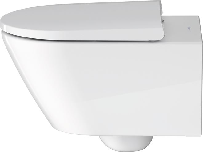 DURAVIT D-NEO závesné WC, so SoftClose sedátkom, Rimless splachovanie 45770900A1 Obrázek - fotka