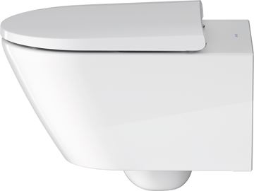 DURAVIT D-NEO závesné WC, so SoftClose sedátkom, Rimless splachovanie 45770900A1 Obrázek - fotka
