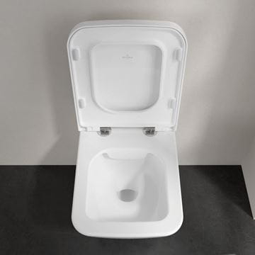 VILLEROY & BOCH FINION WC závesné WC, DirectFlush splachovanie, CeramicPlus, alpská biela 4664R0R1 Obrázek - fotka