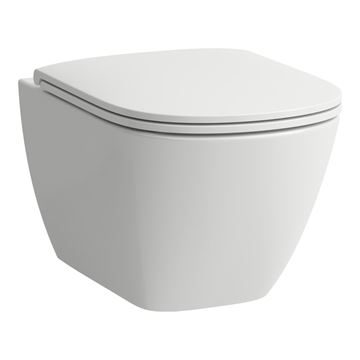 LAUFEN LUA závesné WC, so SoftClose sedadlom, Rimless splachovanie