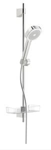 HANSA BASICJET sprchová súprava 4-dielna, ručná sprcha 96x96 mm, tyč, hadica, mydelnička, chróm