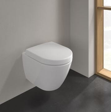 VILLEROY & BOCH SUBWAY 2.0 závesné WC, DirectFlush splachovanie, CeramicPlus, alpská biela 5606R0R1 Obrázek - fotka